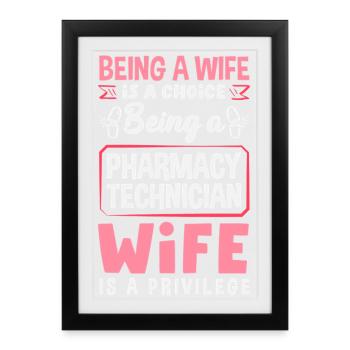 Pharmacist Pharmaceutical Technical - Framed poster (27 × 37 cm) - black - Front