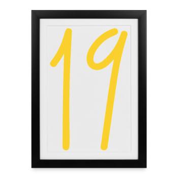 19 - Framed poster (27 × 37 cm) - black - Front