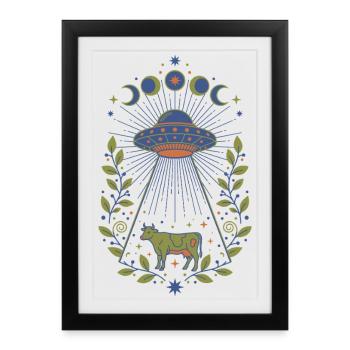 Spirituality Sacred Geometry Meditation Zen - Framed poster (27 × 37 cm) - black - Front