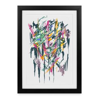 Art - Affiche encadrée (27 × 37 cm) - noir - Devant