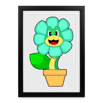 Snake Flower - Framed poster (27 × 37 cm) - black - Front