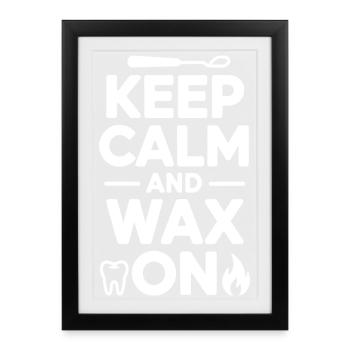 Dental Lab Technician Framework  - Framed poster (27 × 37 cm) - black - Front