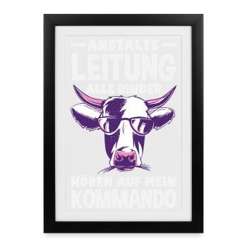 Prison Management Chief Management - Framed poster (27 × 37 cm) - black - Front