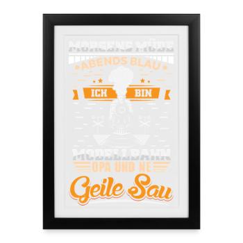 Model Railway Model Railway - Framed poster (27 × 37 cm) - black - Front