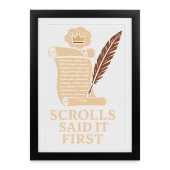 Pharaoh Archaeology in Ancient Egypt - Framed poster (27 × 37 cm) - black - Front