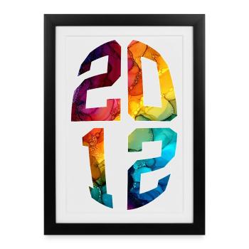 14 ANS 2012 14E ANNIVERSAIRE - Affiche encadrée (27 × 37 cm) - noir - Devant
