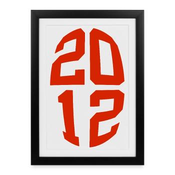 14 ANS 2012 14E ANNIVERSAIRE - Affiche encadrée (27 × 37 cm) - noir - Devant