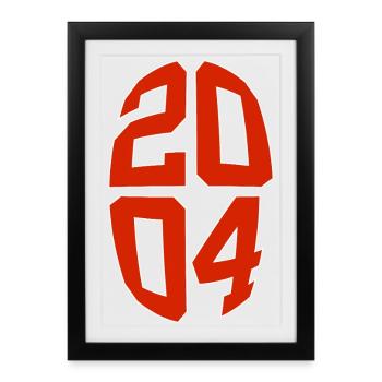 22 YEARS OLD 2004 22ND BIRTHDAY - Framed poster (27 × 37 cm) - black - Front