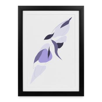 Ailes d’Ombre et de Lumière - Affiche encadrée (27 × 37 cm) - noir - Devant