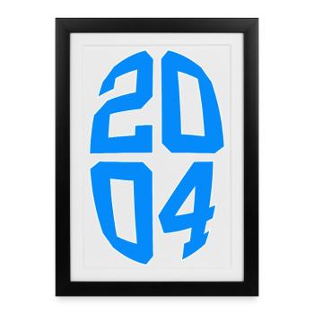 22 YEARS OLD 2004 22ND BIRTHDAY - Framed poster (27 × 37 cm) - black - Front