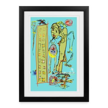 Secret whore Echoes - Framed poster (27 × 37 cm) - black - Front