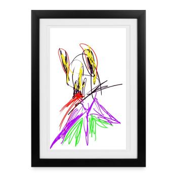 Secret Gentleman - Framed poster (27 × 37 cm) - black - Front
