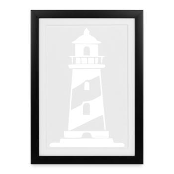 Northern Germany Holiday Gift North Sea Ostee - Framed poster (27 × 37 cm) - black - Front