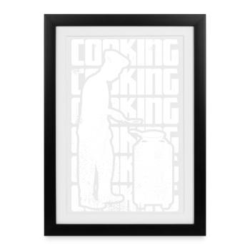 Cuisine - Framed poster (27 × 37 cm) - black - Front