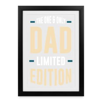 Père Édition Limitée - Affiche encadrée (27 × 37 cm) - noir - Devant
