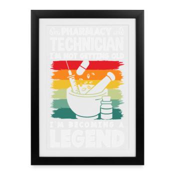 Pharmacist Pharmaceutical Technical - Framed poster (27 × 37 cm) - black - Front
