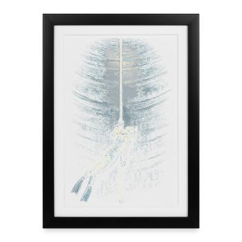 Apnée libre - Affiche encadrée (27 × 37 cm) - noir - Devant