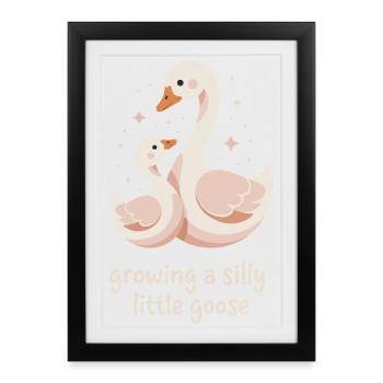 Faire pousser des oies ridicules - Affiche encadrée (27 × 37 cm) - noir - Devant