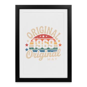Mai 1969 : L'Original Mai 1969 - Édition Classique - Affiche encadrée (27 × 37 cm) - noir - Devant