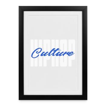 Culture hip-hop - Affiche encadrée (27 × 37 cm) - noir - Devant