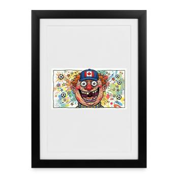 Canada Fancomic - Football Party - Framed poster (27 × 37 cm) - black - Front
