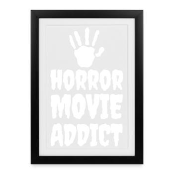 Cineaste Theatre Statement Movies Cinema Night Series - Affiche encadrée (27 × 37 cm) - noir - Devant