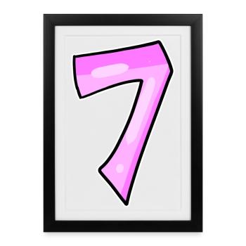7 - Framed poster (27 × 37 cm) - black - Front