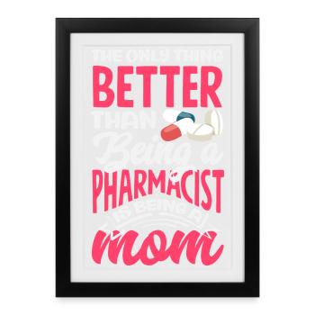 Pharmacist Pharmaceutical Technical - Framed poster (27 × 37 cm) - black - Front
