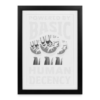 radicalized by fundamental - Framed poster (27 × 37 cm) - black - Front