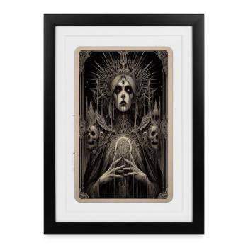 Gothic Queen of the Black Heart - Framed poster (27 × 37 cm) - black - Front