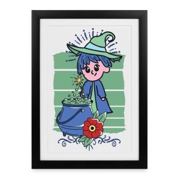 Sorcerer's Apprentice - Framed poster (27 × 37 cm) - black - Front