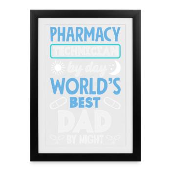 Pharmacist Pharmaceutical Technical - Framed poster (27 × 37 cm) - black - Front