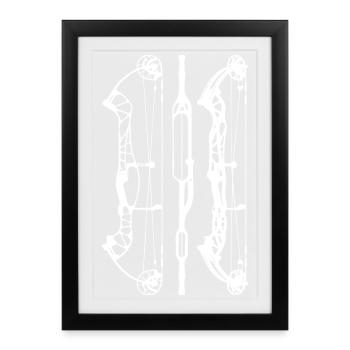 HoytConceptX_PlansW - Framed poster (27 × 37 cm) - black - Front