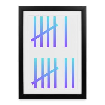 Six Seven Memes - Framed poster (27 × 37 cm) - black - Front