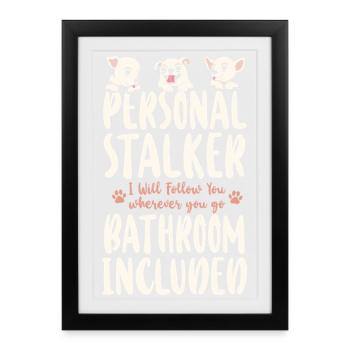 Personnel Chihuahua Chihuahueño - Affiche encadrée (27 × 37 cm) - noir - Devant