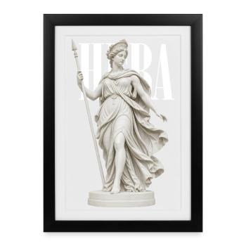 Hera Goddess - Framed poster (27 × 37 cm) - black - Front