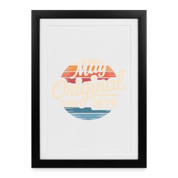 Legendary since May 1979 – Retro Vintage 1979 - Framed poster (27 × 37 cm) - black - Front