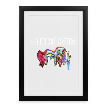 La Mode d’Être Fluidité  - Affiche encadrée (27 × 37 cm) - noir - Devant