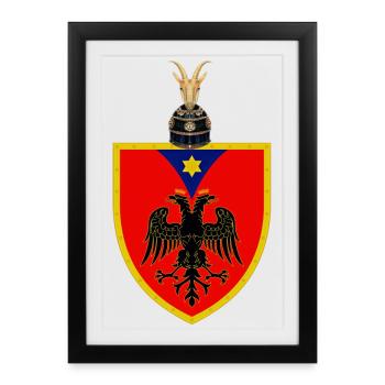 Shqipëria - Affiche encadrée (27 × 37 cm) - noir - Devant