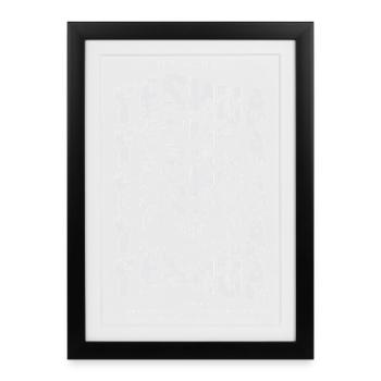 Lion of Judah Abstract Style - Framed poster (27 × 37 cm) - black - Front