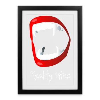 Vampire - Affiche encadrée (27 × 37 cm) - noir - Devant