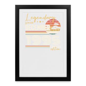 30th Anniversary Gift December 1995 - Framed poster (27 × 37 cm) - black - Front