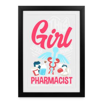 Pharmacist Pharmaceutical Technical - Framed poster (27 × 37 cm) - black - Front