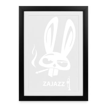 ZAJAZZ - Framed poster (27 × 37 cm) - black - Front