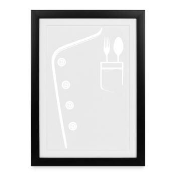 Job Career Earn Money Supervisor - Framed poster (27 × 37 cm) - black - Front