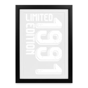 Limited Edition Bold Logo - Framed poster (27 × 37 cm) - black - Front
