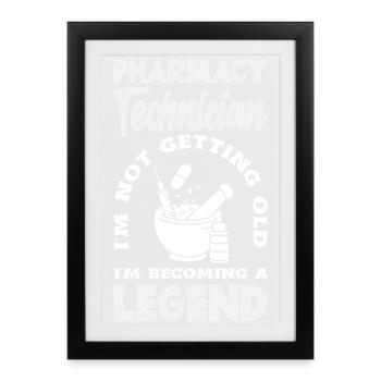 Pharmacist Pharmaceutical Technical - Framed poster (27 × 37 cm) - black - Front