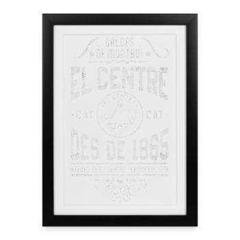 Centre Caldes de Montbui 1865 Millésime - Affiche encadrée (27 × 37 cm) - noir - Devant