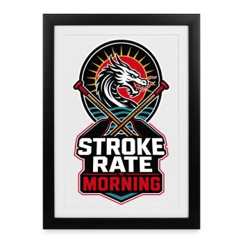 MATIN DE TAUX D’AVC - Affiche encadrée (27 × 37 cm) - noir - Devant