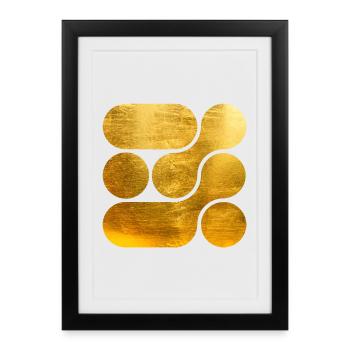 OCHOOO - GOLD - Affiche encadrée (27 × 37 cm) - noir - Devant